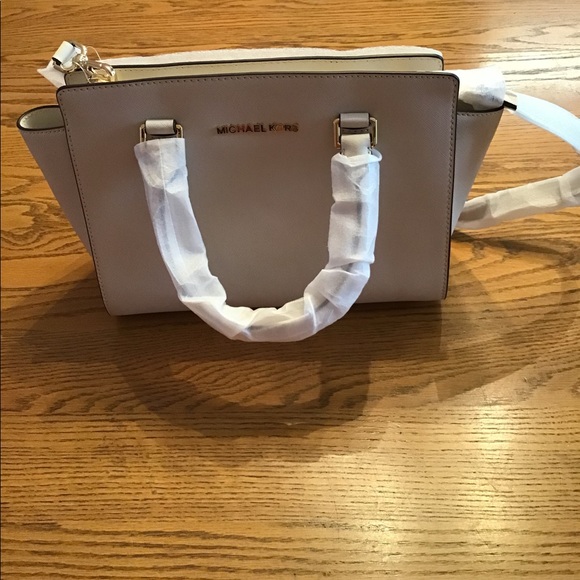 Michael Kors Selma Leather Satchel